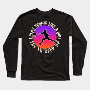 Women Tennis Long Sleeve T-Shirt